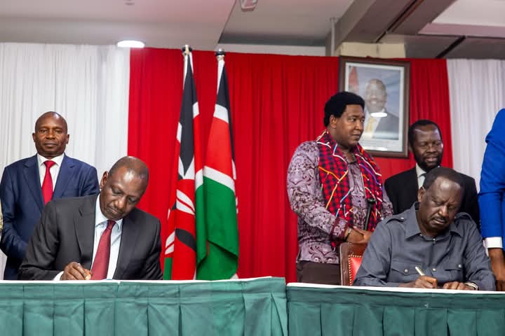Raila’s Prophesy to Ruto comes to pass as they sign MOU for ODM-UDA cooperation Raila’s Prophesy to Ruto comes to pass as they sign MOU for ODM-UDA cooperation