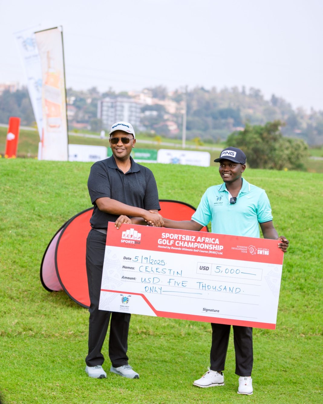 Celestin wins the sportsBiz golf championship Celestin wins the sportsBiz golf championship