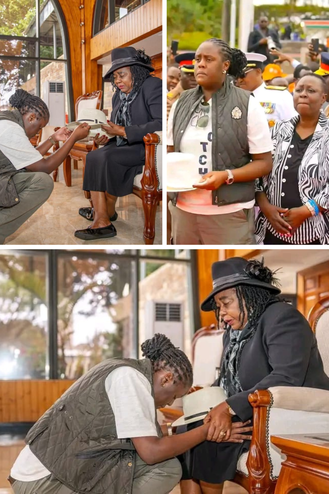 Winnie delivers Raila’s last message “Peace I leave unto You! “The panana white Hat Winnie delivers Raila’s last message “Peace I leave unto You! “The panana white Hat