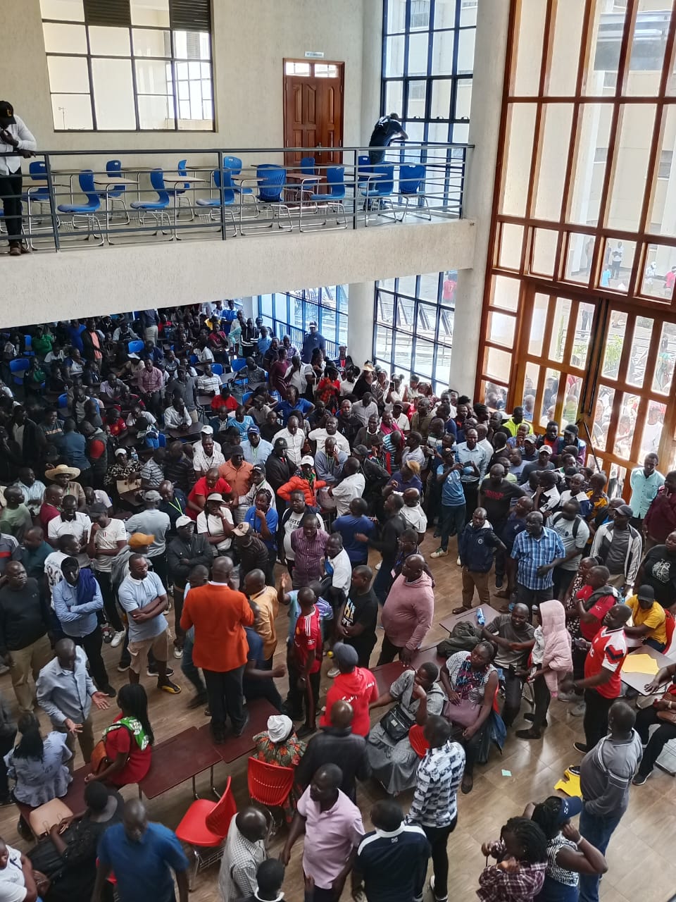 Sibling rivalry, SG Akelo blocked from election venue as KUPPET Homa Bay branch elections abort Sibling rivalry, SG Akelo blocked from election venue as KUPPET Homa Bay branch elections abort
