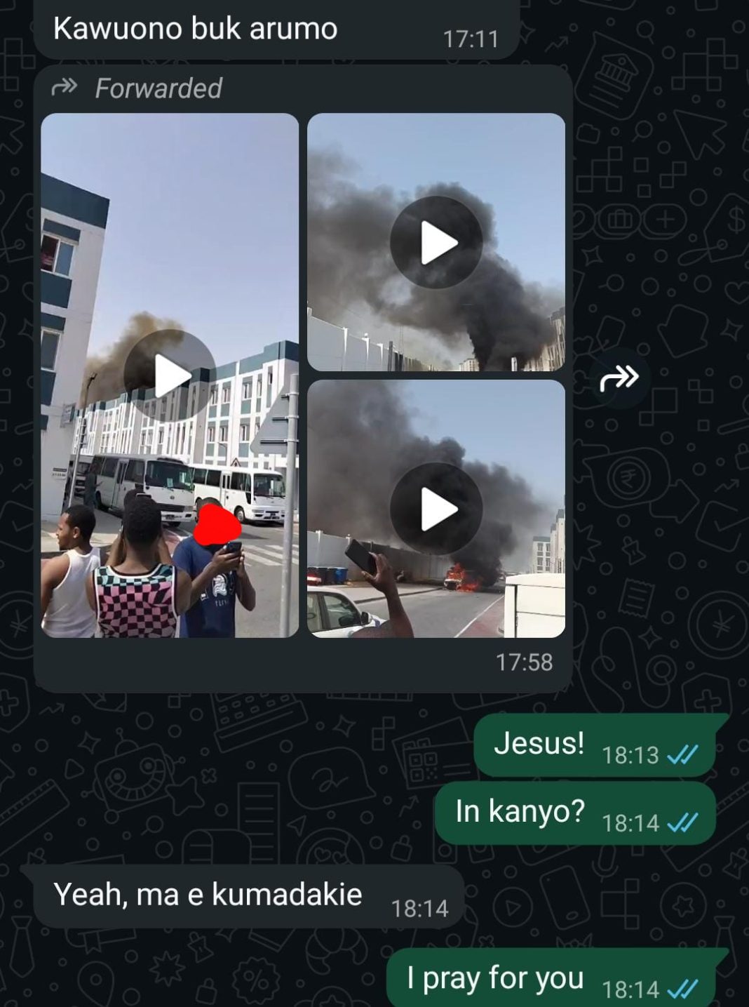 Chaos in Qatar as Kenyan Caught in Deadly Daytime Blast Chaos in Qatar as Kenyan Caught in Deadly Daytime Blast