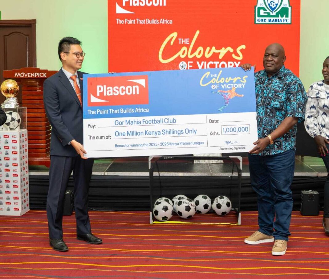 Kansai Plascon Rewards Gor Mahia, Extends Three-Year Ksh30 Million New Deal Kansai Plascon Rewards Gor Mahia, Extends Three-Year Ksh30 Million New Deal