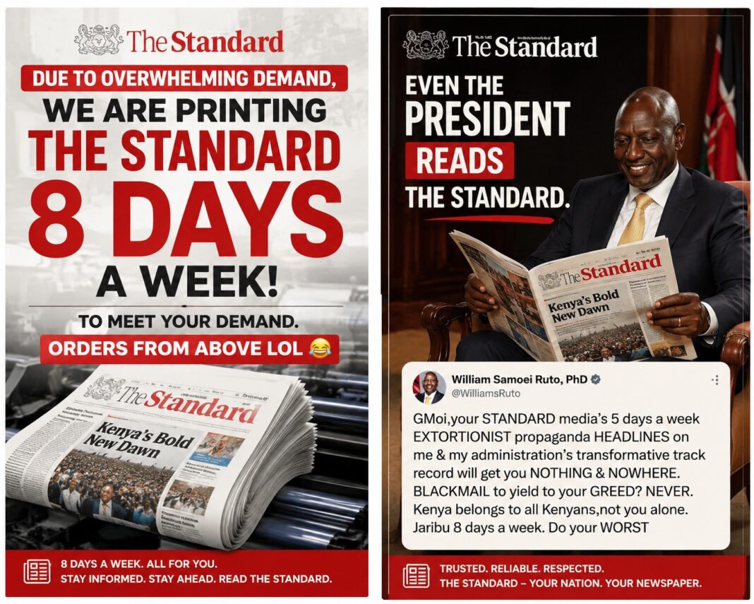 Ruto takes another jibe at Moi, terming him a ‘billionaire hiding behind debts’ to enslave employees Ruto takes another jibe at Moi, terming him a ‘billionaire hiding behind debts’ to enslave employees
